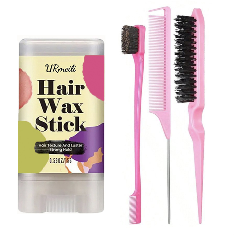 Hair Wax Stick - 헤어 왁스 스틱, 슬릭백 헤어 브러쉬