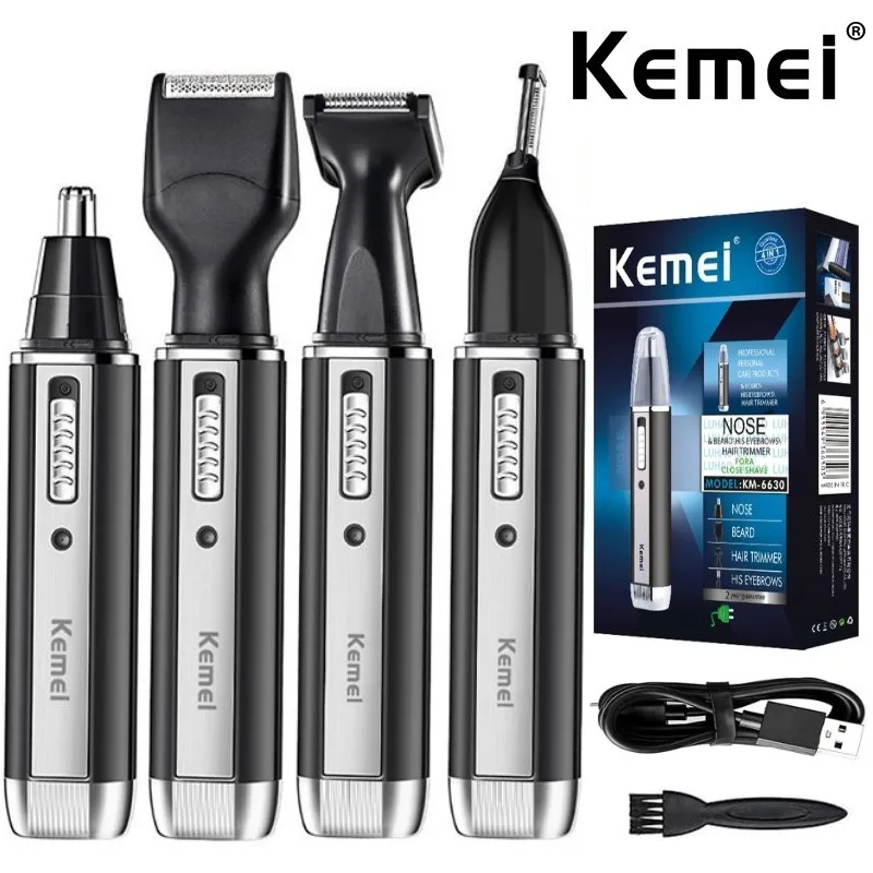 Men'S Grooming Ear Hair - 남성용 Kemei 4 in 1 트리머