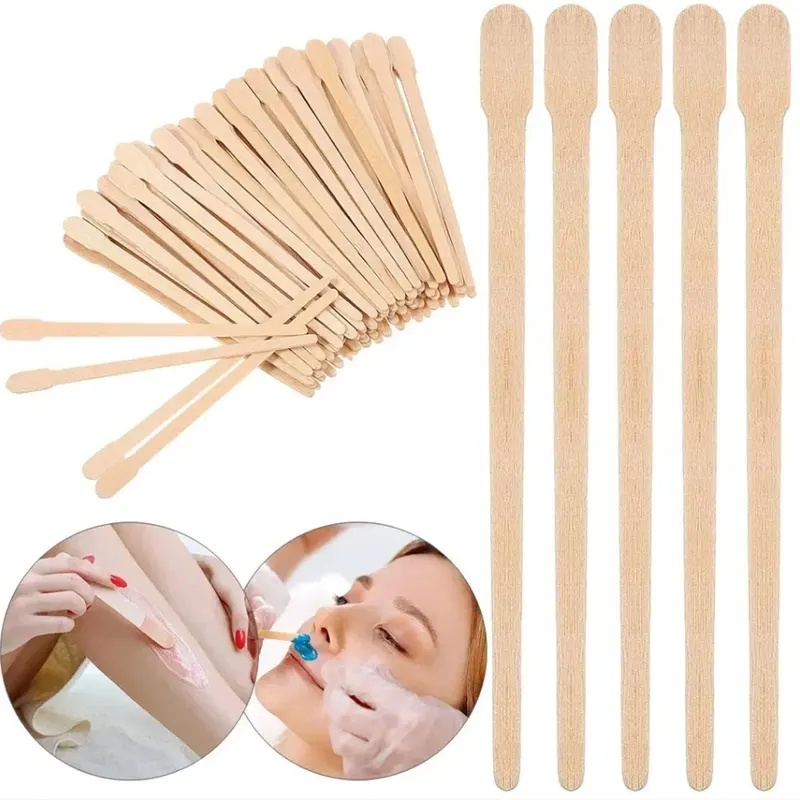 Hair Wax Stick - 여성용 나무 제모 스틱 일회용 제모