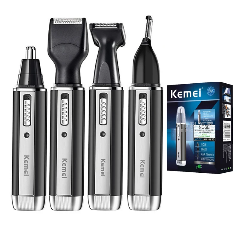 Men'S Grooming Ear Hair - Kemei 충전식 전기 올인원 헤어 트리머