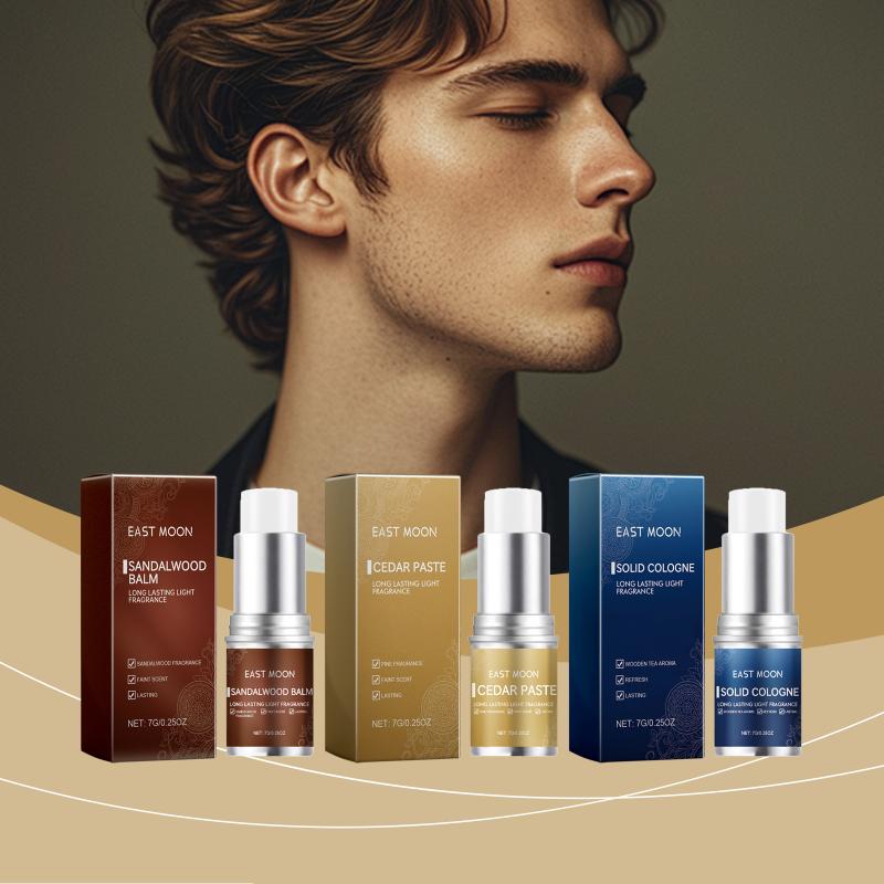 Men'S Grooming Deodorant - 남성용 고체 향수 샌달우드 향 오래