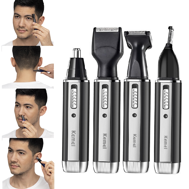 Men'S Grooming Ear Hair - 케메이 충전식 전기 올인원 헤어 트리머