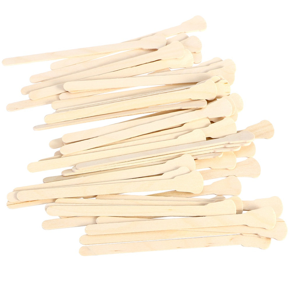 500개 나무 왁싱 스패츌라 일회용 둥근 끝 왁스 스틱 - Hair Wax Stick 리뷰 및 가격