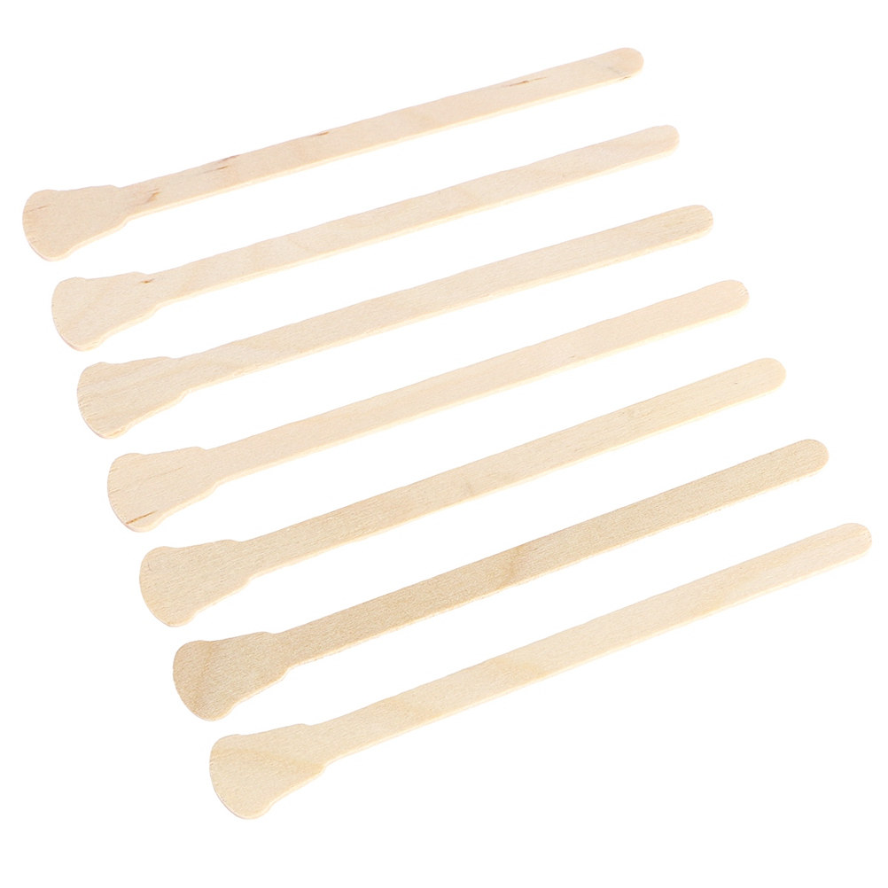 500개 나무 왁싱 스패츌라 일회용 둥근 끝 왁스 스틱 - Hair Wax Stick 리뷰 및 가격
