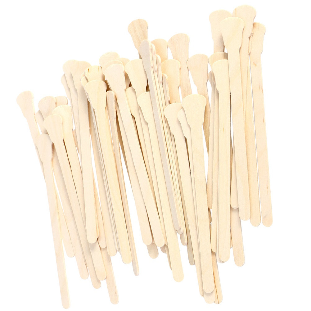 500개 나무 왁싱 스패츌라 일회용 둥근 끝 왁스 스틱 - Hair Wax Stick 리뷰 및 가격