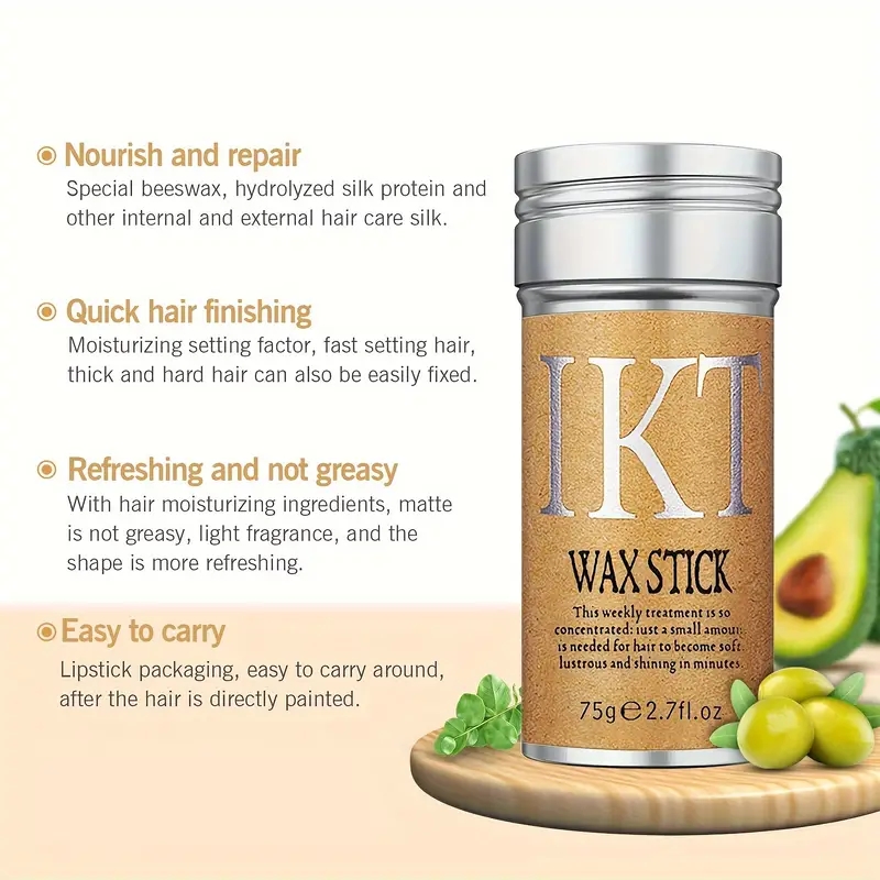2/5개입 어린이 여성용 헤어 왁스 스틱, 슬릭백 브러 - Hair Wax Stick 리뷰 및 가격