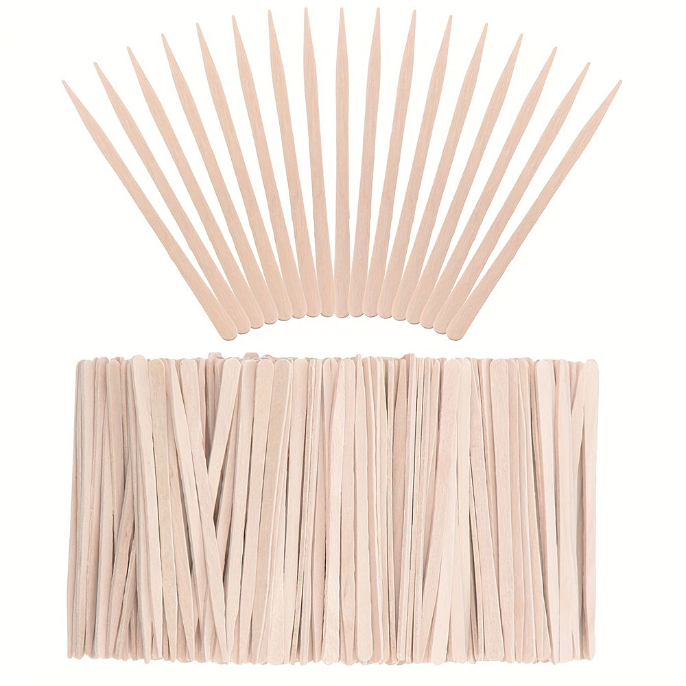 300/500pcs 나무 왁스 스틱 다목적 왁싱 스틱  - Hair Wax Stick 리뷰 및 가격
