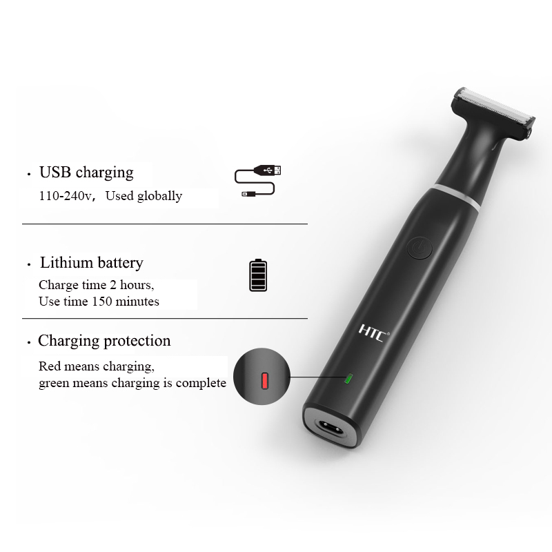 HTC 남성용 전기 사타구니 헤어 트리머 음모 헤어 트 - Men'S Grooming Shaver 리뷰 및 가격