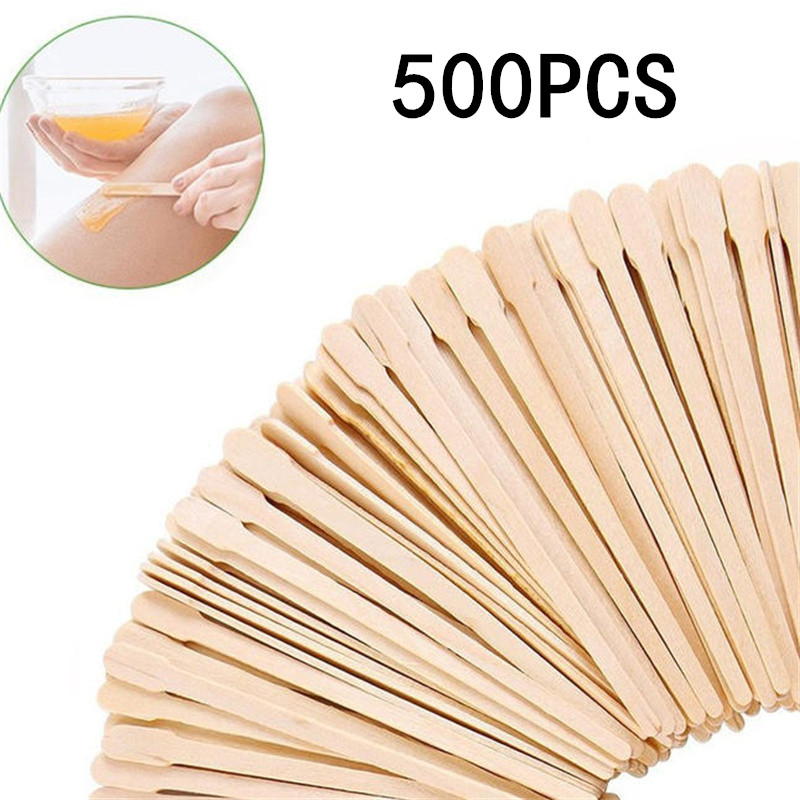 여성용 나무 제모 스틱 일회용 제모 스패츌라 100/2 - Hair Wax Stick 리뷰 및 가격