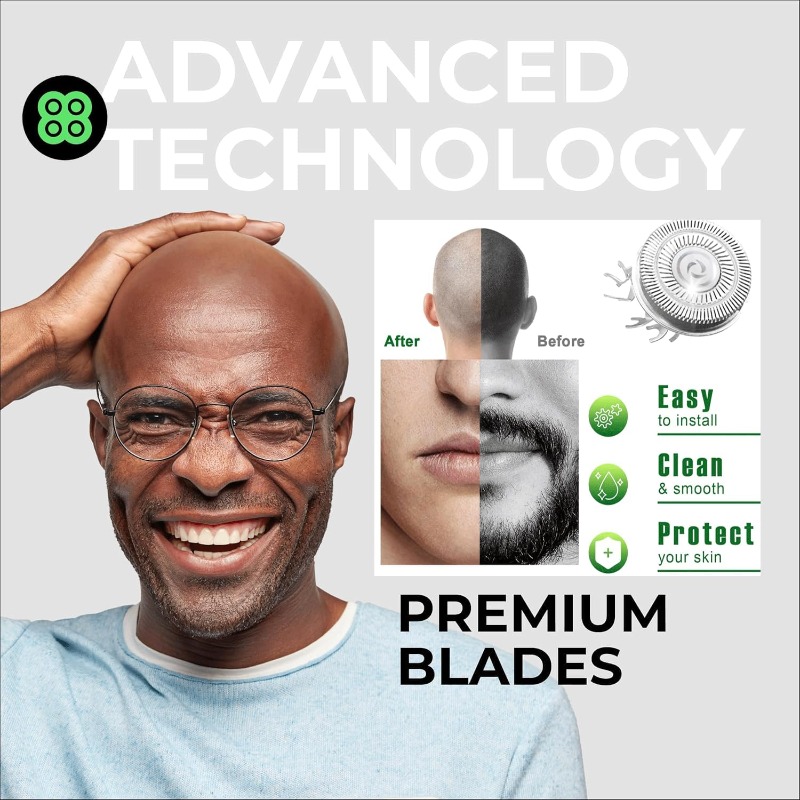 스컬 쉐이버용 쉐이버 교체 헤드, 대머리 및 바디 그루 - Men'S Grooming Shaver 리뷰 및 가격